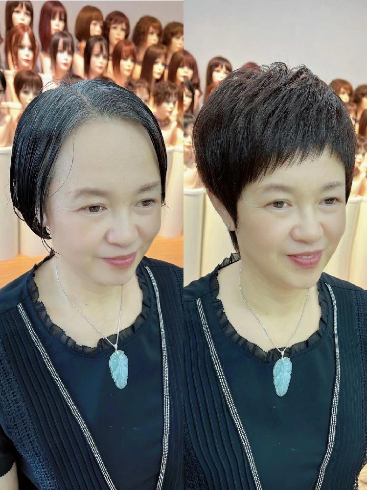 南阳人注意！长期染发伤身体，千丝美假发定制更安全